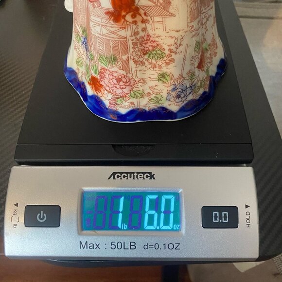 Vintage handpainted Japanese Geisha Ware ceramic porcelain Pitcher - Picture 9 of 9